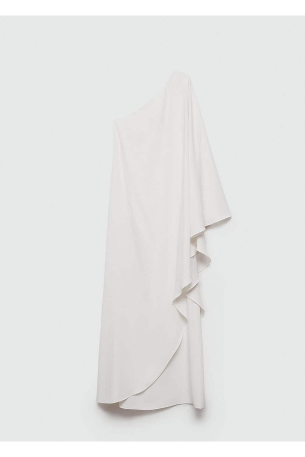 Rochie pelerina asimetrica - 3