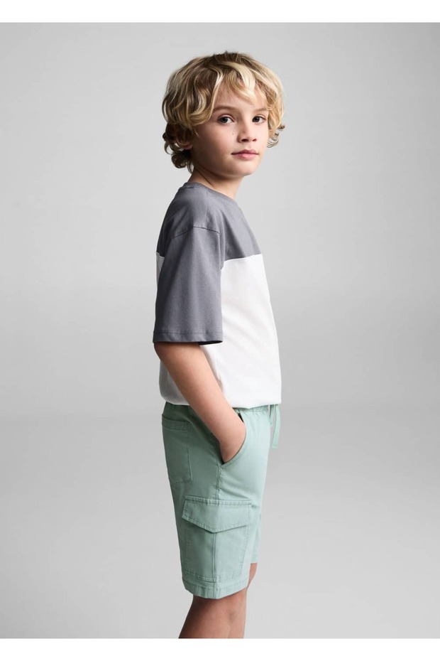 Kargo cepli bermuda şort - 7