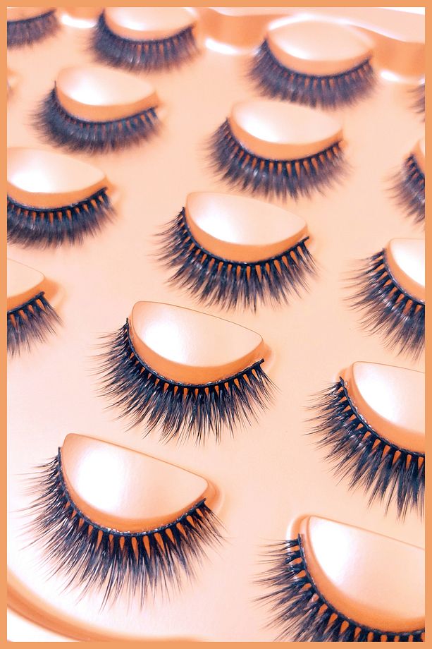 10'lu 4D Doğal İpek Takma Kirpik - Kirpik Yapıştırıcı + Eyeliner - Takma Kirpikler Set - 3