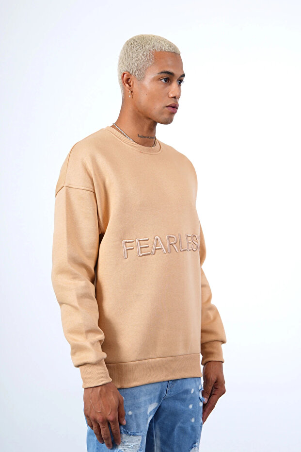 Fearless Embroidered Sweat - 3