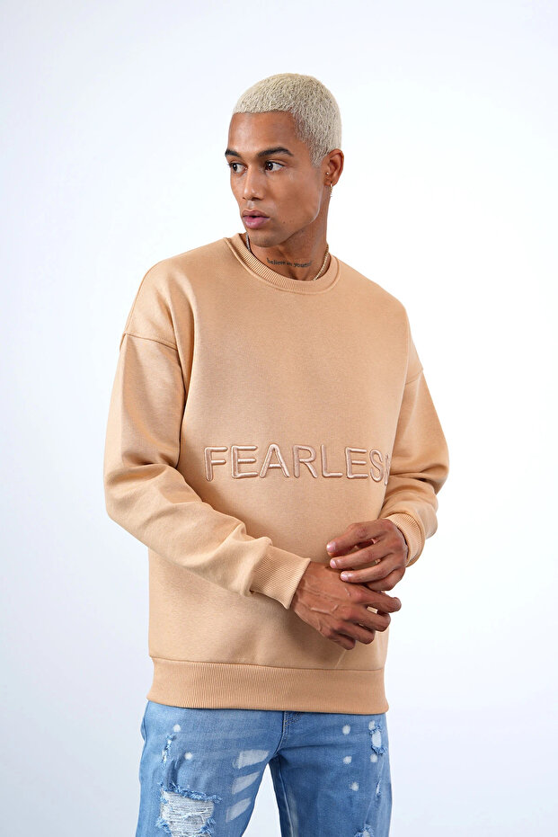 Fearless Embroidered Sweat - 5