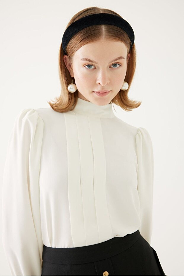 Bisiklet Yaka Bluz - 3