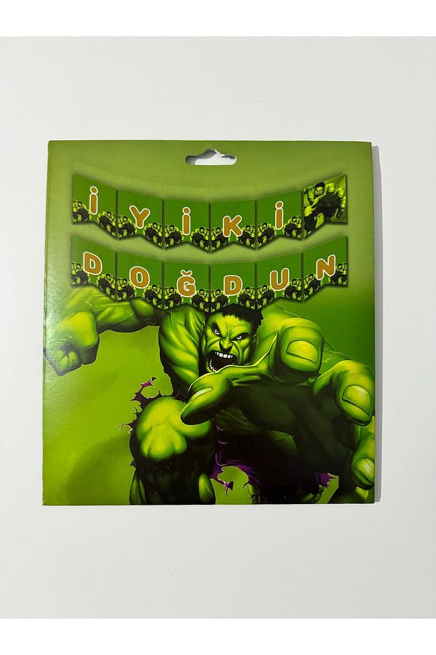 Hulk Konsept Parti Seti 8 Kişilik Yeşil Dev Adam Parti Konsepti 8 Kişilik Dolu Dolu Parti Seti - 5