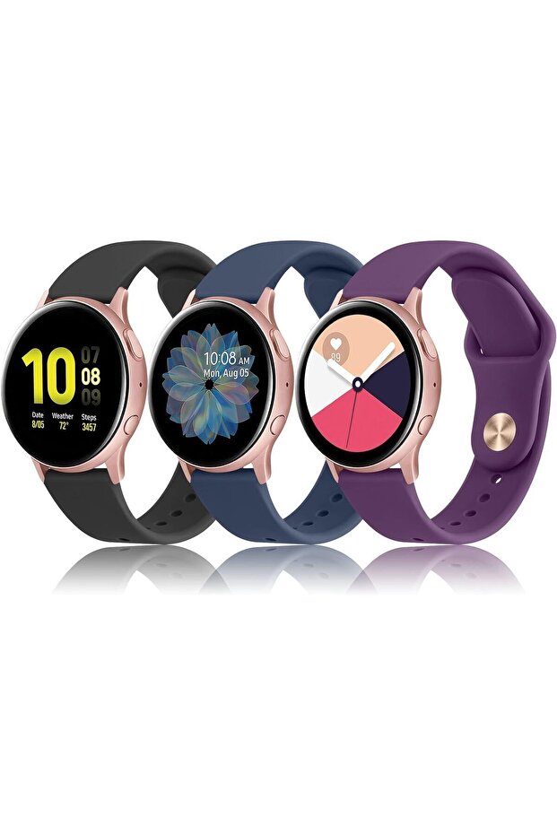 Samsung Galaxy Watch Active / Samsung Galaxy Active 2 40mm 44mm Compatible 20mm 3-Piece Cord Set