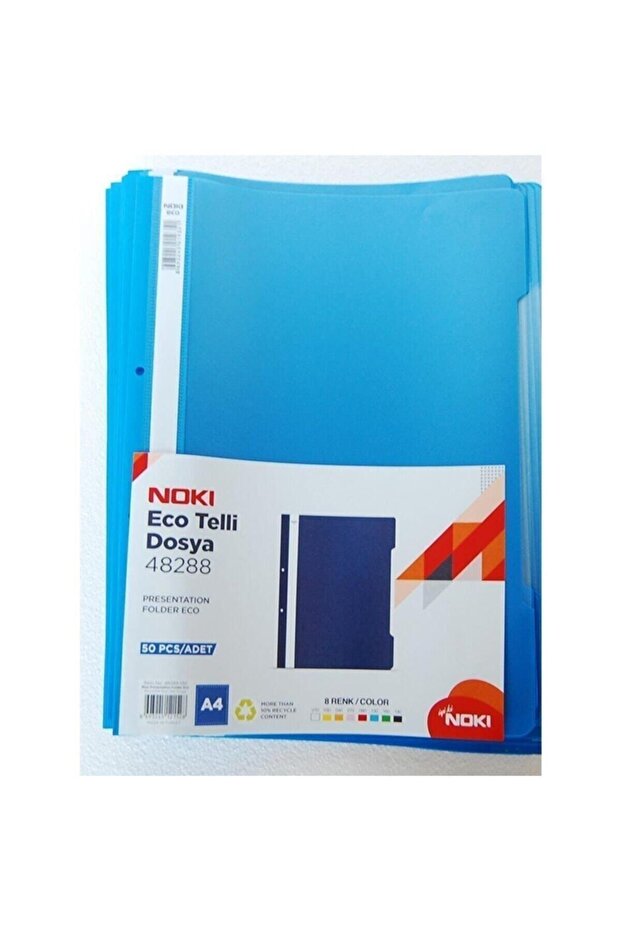 Eco Telli Dosya Mavi 100lü - 1