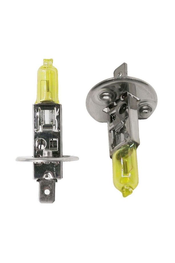 12v 55w H1 Süper Sarı Işık Civciv Sarısı Limon Sarısı Ampul Seti - 4