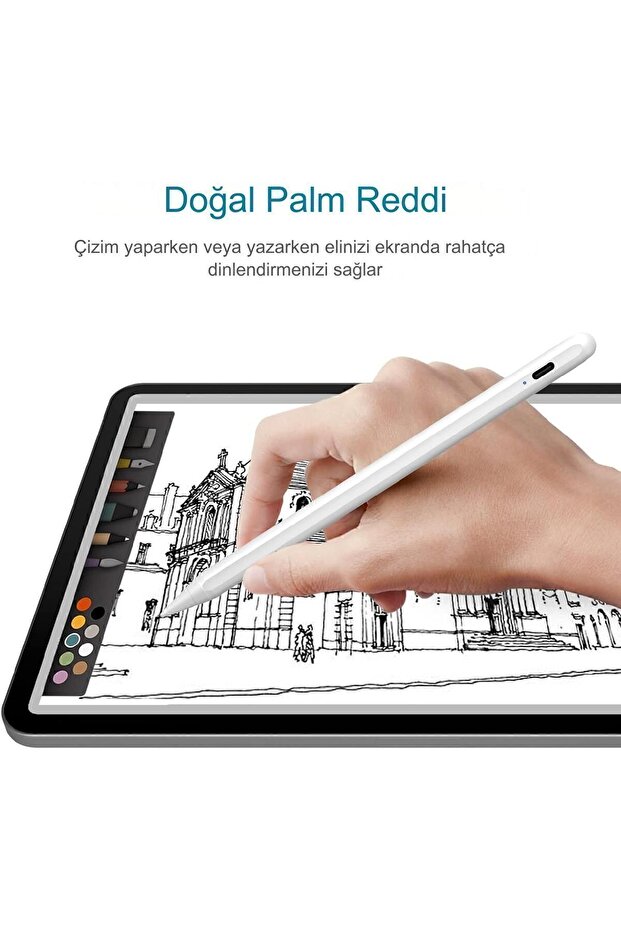White Apple iPad Pencil Tablet Pen - Ipad7-8-9-10, iPad Air3-4-5, iPad Pro3-4-5-6, iPad Mini Compatible - 4