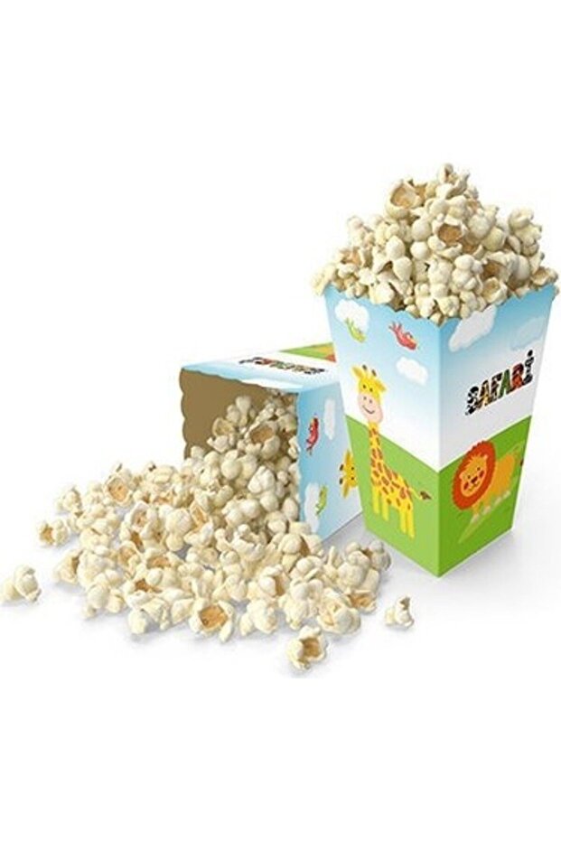 Safari Animals Corn Box