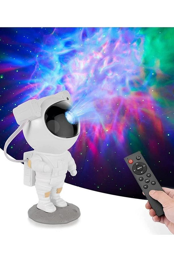 Lw-6 Astronot Projektör Gece Lambası Led Galaxy Uzaktan Kumandalı Ve Zamanlayıcılı - 2