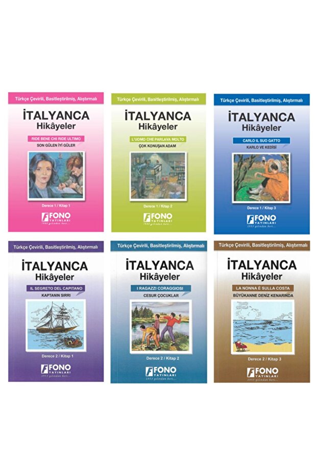 Italian-Turkish Stories (6 Book Set) (grade 1-2)