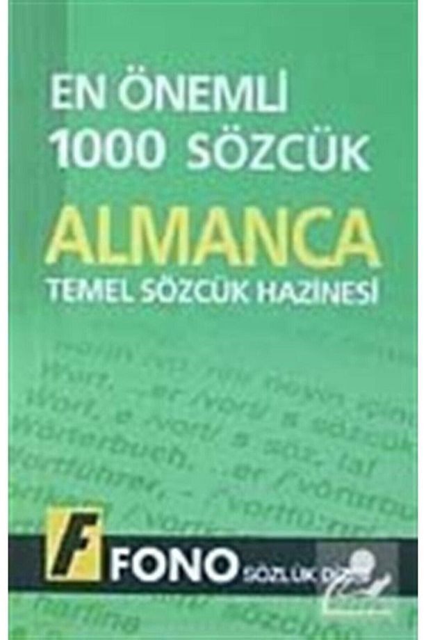 En Önemli 1000 Sözcük Almanca & Temel Sözcük Hazinesi - 1