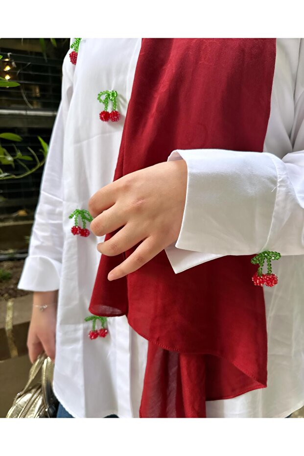 Kiraz Çiçeği Gömlek - 6