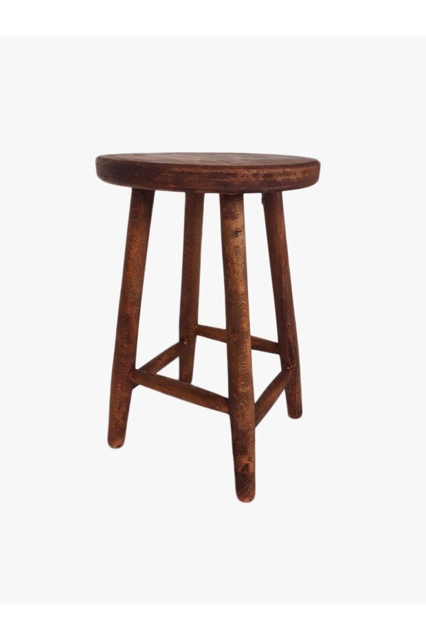 Yuvarlak Ahşap Tabure - 2