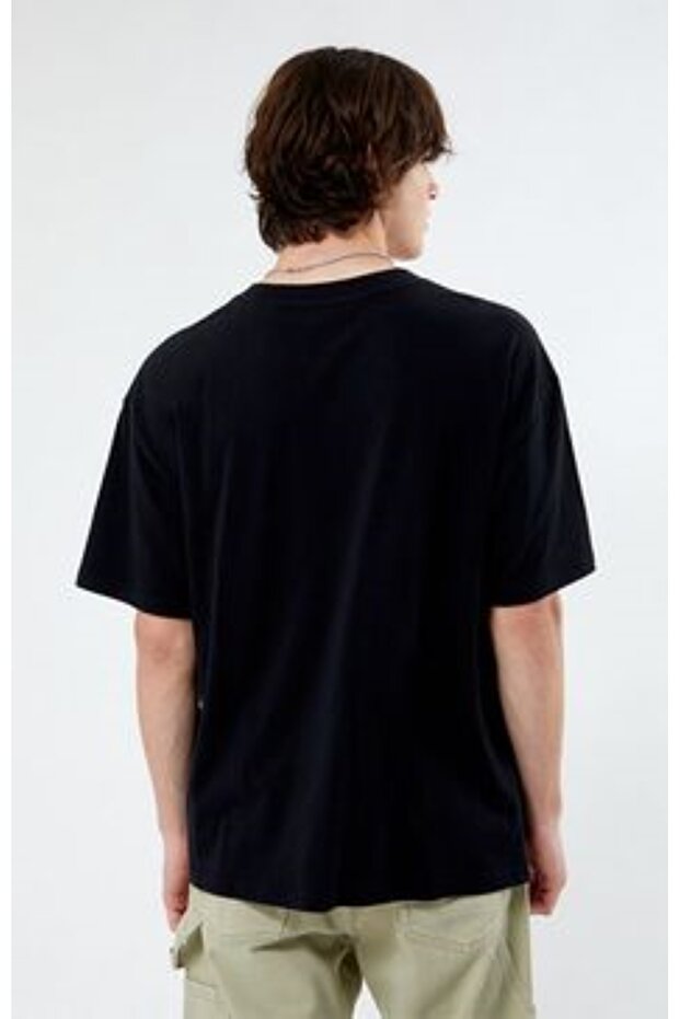 Μαύρο μπλουζάκι Oversize - 1