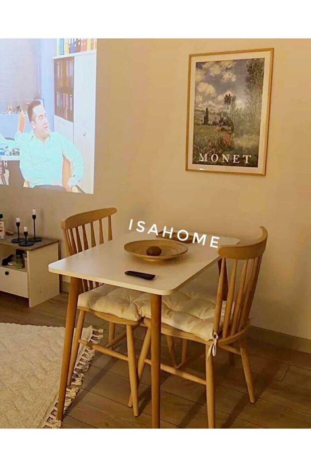 Kırlangıç Yıldız Sandalye Ham Ahşap 1 ADET - 4