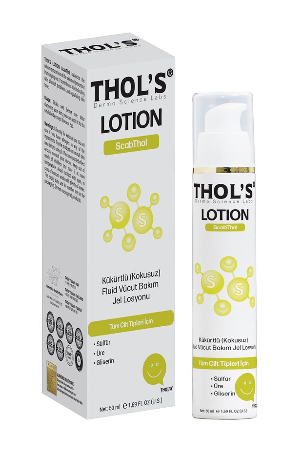 Thol's Lotion Scabthol (Tb29) Fluid Body Care Gel Lotion - 50 ml