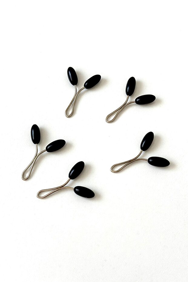 Scarf Pin, Hijab Pin with Pearls, 6x12mm 5 PCS, Scarf and Shawl Pin Clip, Pearl Scarf Clip