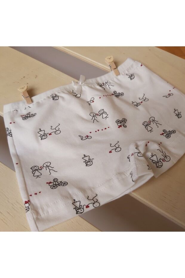 بوكسر بناتي منقوش 6 قطع - 6