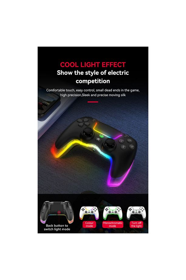 BSP- P07 Kablosuz Joystick PS4/Switch/IOS/Android/PC RGB Oyun Konsolu Joystick - 8