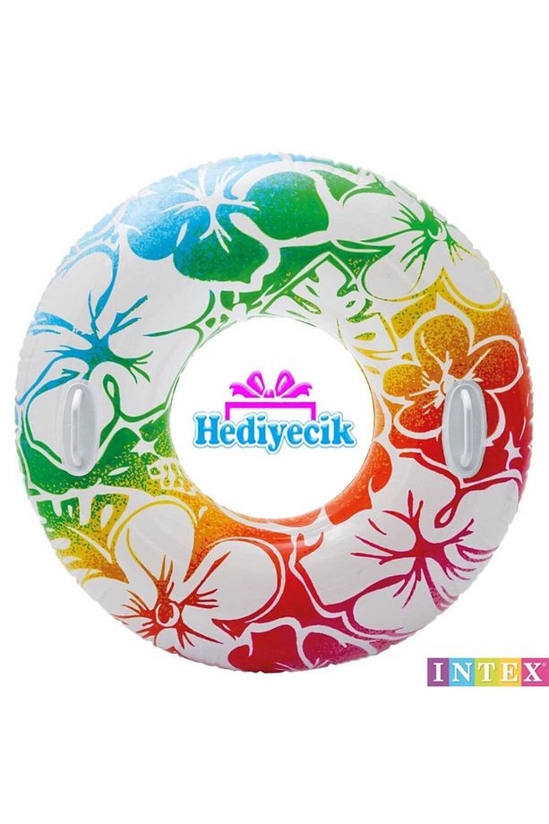 Intex Tutmaçlı Çiçek Desenli Havuz Ve Deniz Simiti 97 Cm - 6