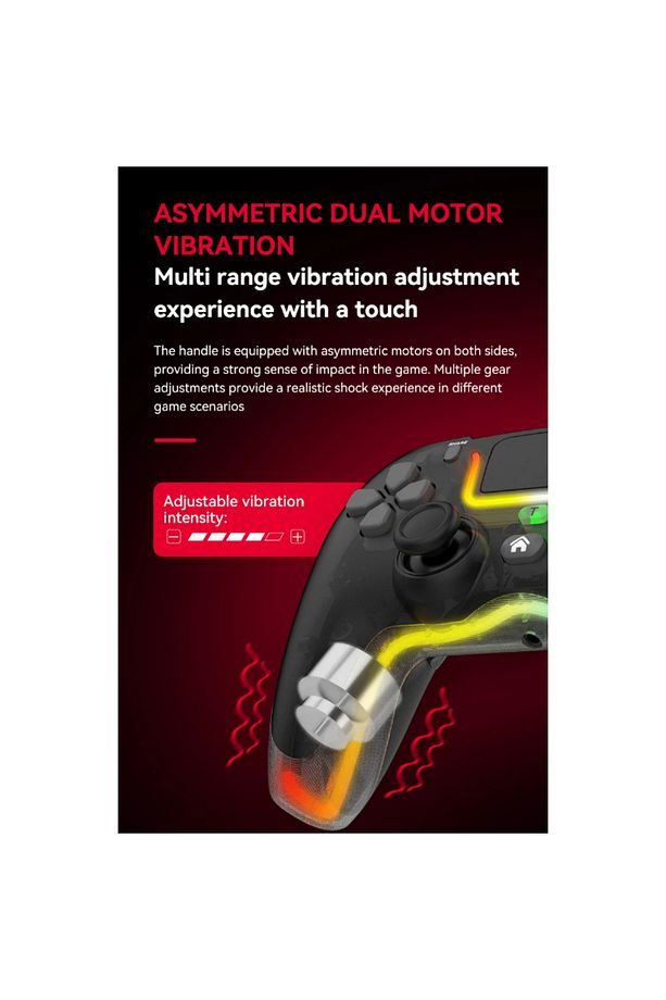 BSP- P07 Kablosuz Joystick PS4/Switch/IOS/Android/PC RGB Oyun Konsolu Joystick - 5