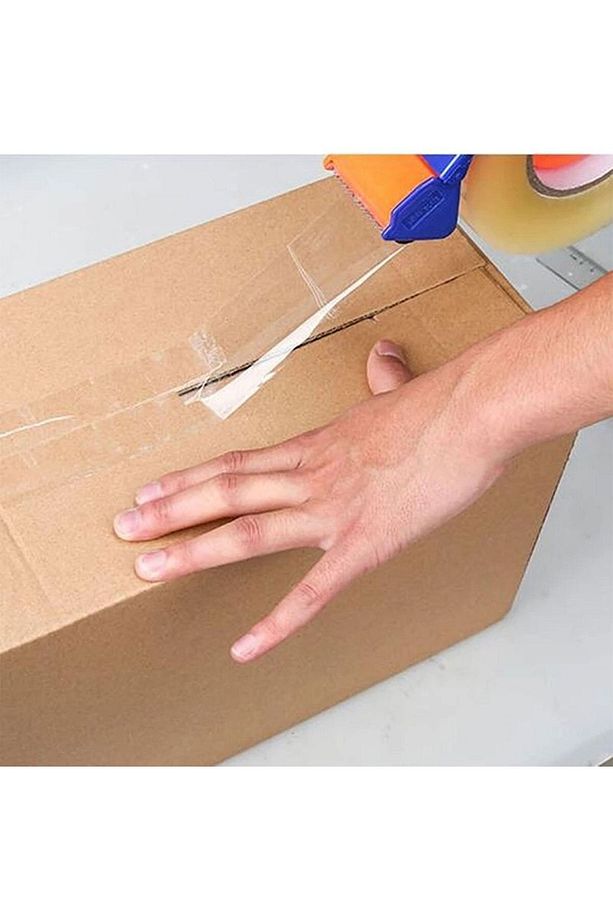 Koli Bandı 45 Mm X 100 Metre Şeffaf Güçlü Yapışkanlı Kopmayan Bant (5 ADET) - 4