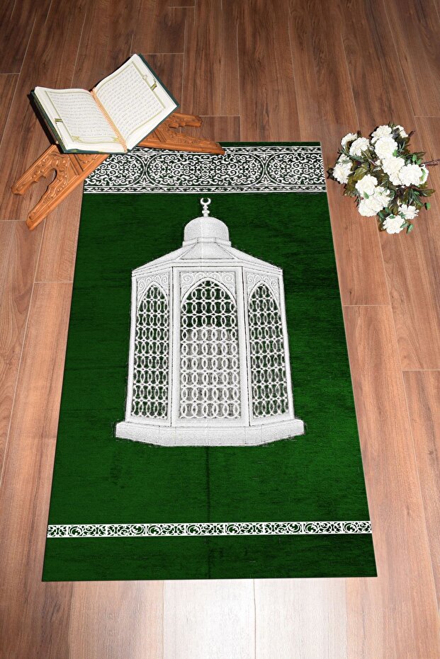 Digital Printed Washable Gift Stylish Prayer Rug Prayer Mat 70X130Cm