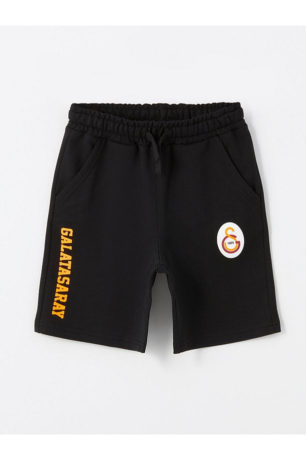 LCW Beli Lastikli Galatasaray Baskılı Erkek Çocuk Şort - 1