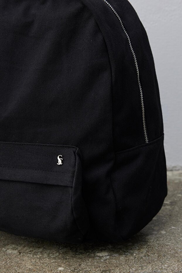 Siyah Basic Sırt Çantası - 5