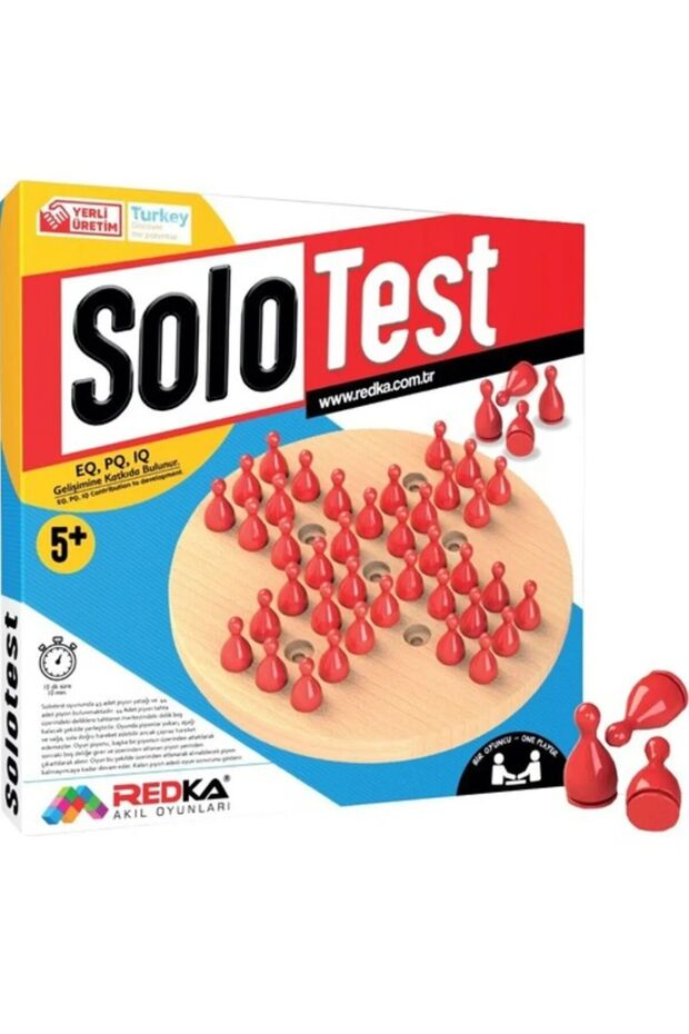 Solo Test / +5 yaş ahşap - 2