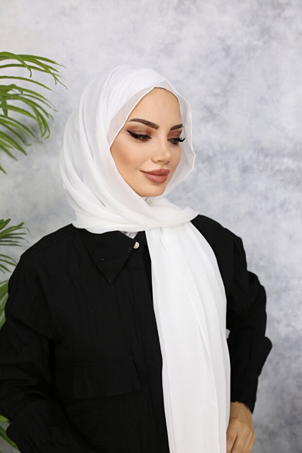 Practical Ninja Bonnet Chiffon Shawl - Neck Collar