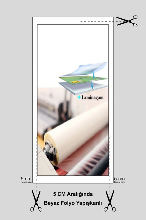 3D Baskı Kapı Yüzey Giydirme Sticer - 7