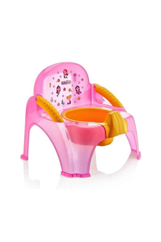 Patterned Transparent Mischievous Potty Pink