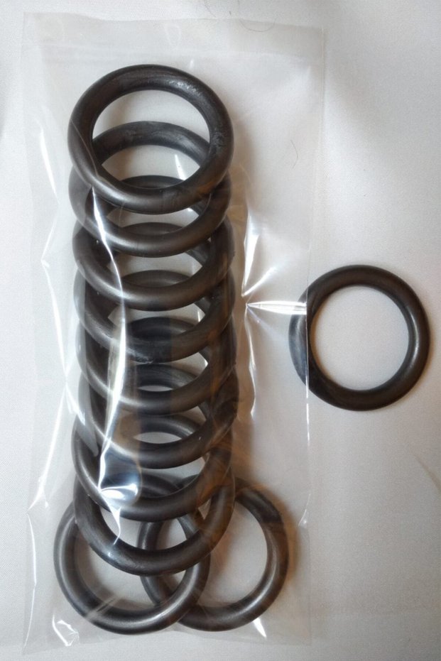 Rustic Curtain Ring Anthracite Color - 10 Pieces