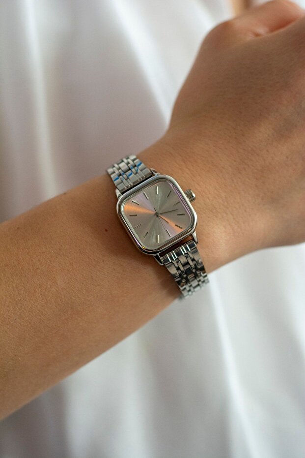 Basic Silver Square Kol Saati - 1