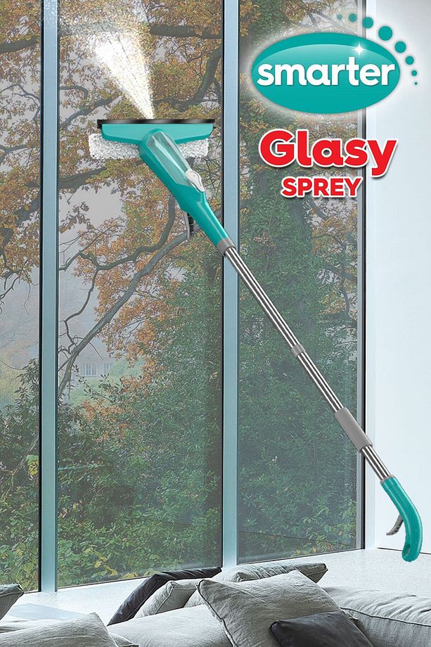 Glasy Sprey Cam Temizleme Sistemi Mop Paspas Temizlik Seti - 1