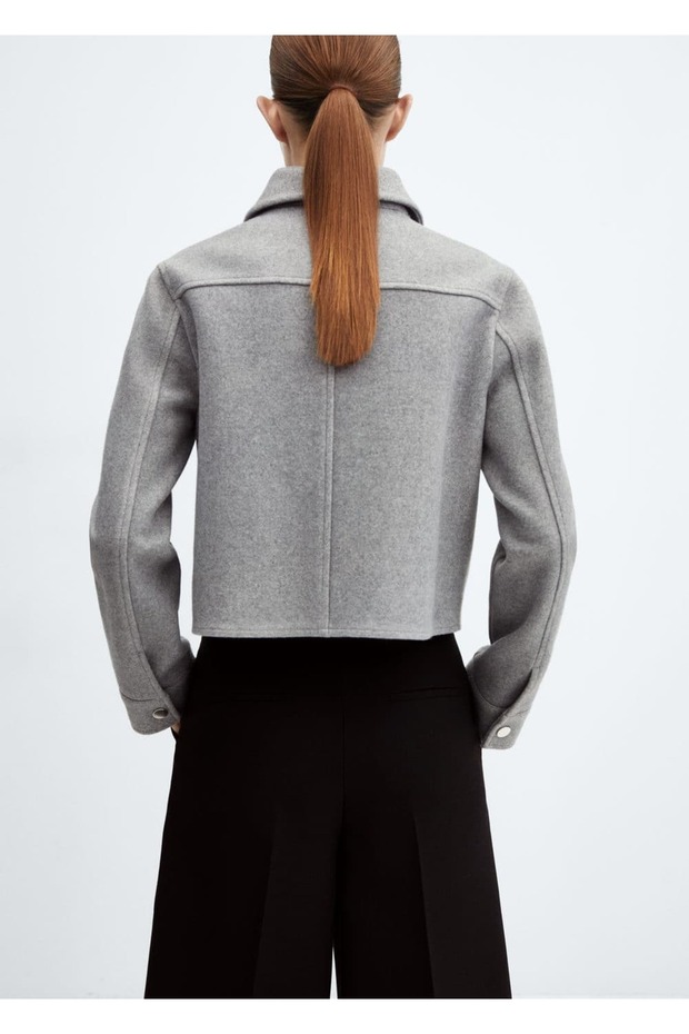 Fermuarlı cepli ceket - 7