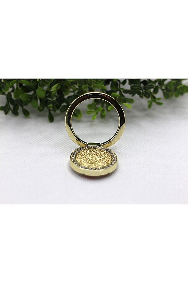 Popsocket Telefon Tutacağı Yüzük Demir Model ve Taşlı Parmak Tutucu - 3