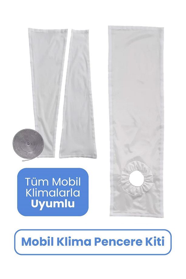 Mobil Ac Tipi Klima Taşınabilir Pencere/cam Aparatı Hava/ısı Iletimi Engelleyen Kumaş-kolay Kurulum - 1