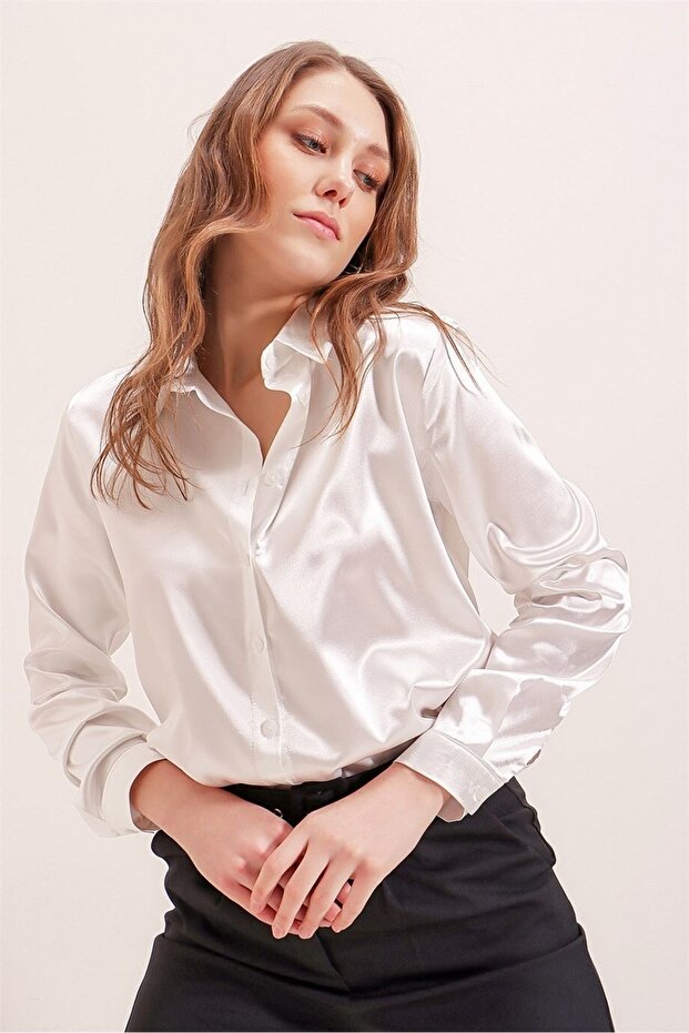Women's Satin Shirt