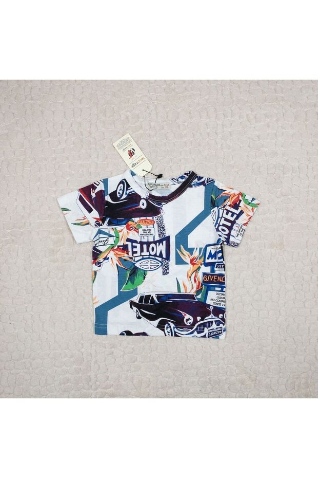 Boy's Car Printed T-Shirt