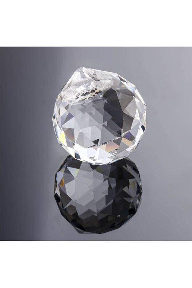 Kristal Avize Taşı ,40 Mm, Boncuk, Top Taş (5 Adet) - 3