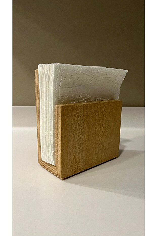 Ahşap Peçetelik - 2