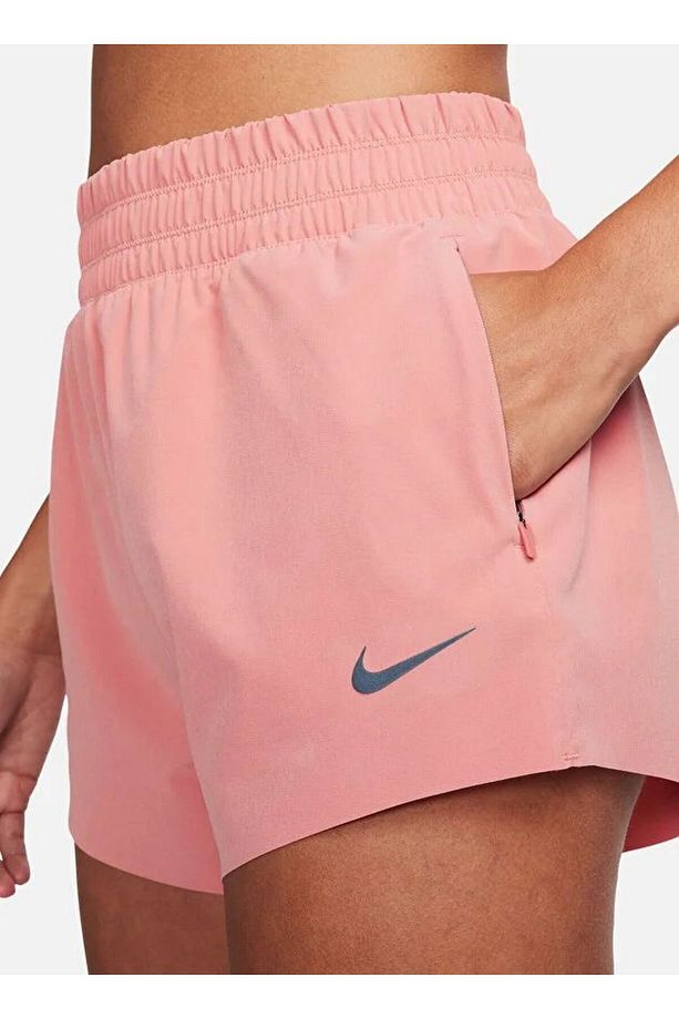 Dri-Fit Running Division High-Waisted 3" Brief-Lined Running Pembe Kadın Şort - 5