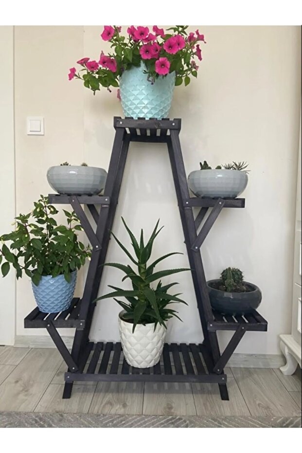 Ahşap Çiçeklik Standı - 1