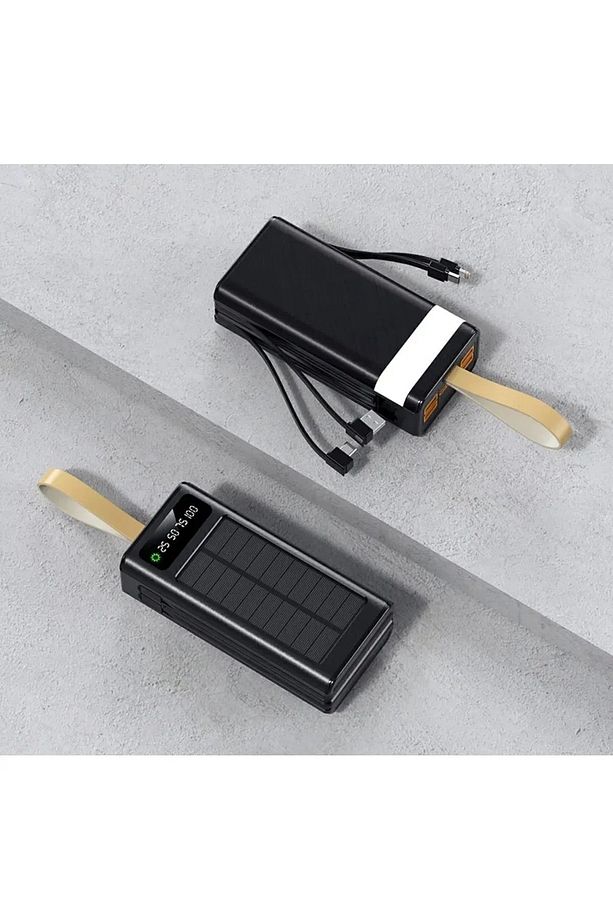 30.000mah Led Ekran Göstergeli Led Işıklı Powerbank Batarya Şarj Aleti 4xusb Çıkışlı Typc Lightning - 4
