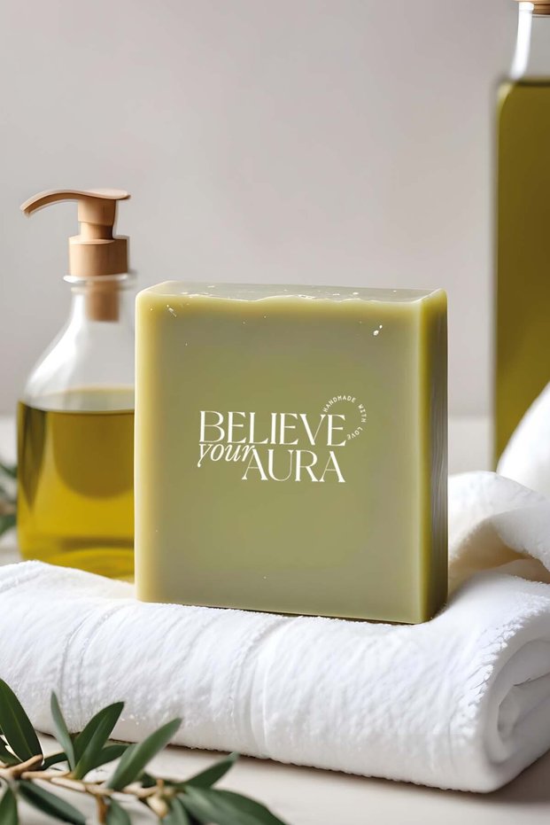 Olive Oil Soap - Handmade 100% Natural Olive Oil Soap - 120 Gr