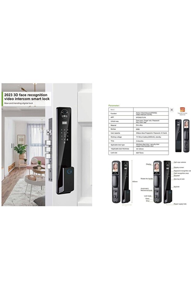 PARMAK İZLİ KAPI KİLİDİ - 1