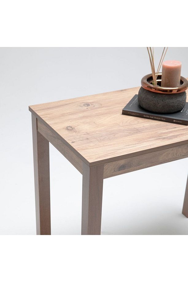 Yemek Masası Minimal Iskandinav Ahşap Ayak Ceviz Cilalı Çok Amaçlı - 3