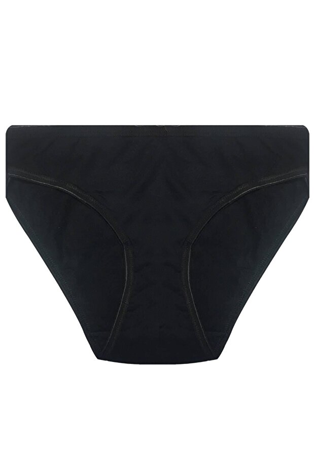3 Pieces Black Color Non-Marking Slip Panties
